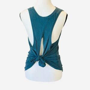 Lululemon All Tied Up Women's Tank Top in Deep Teal Blue - Size 4